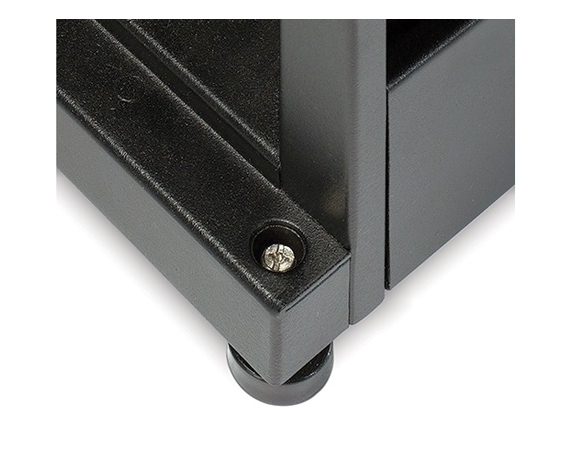 Invólucro NetShelter SX 48 U, 750 mm de largura x 1200 mm de profundidade, com painéis laterais, preto